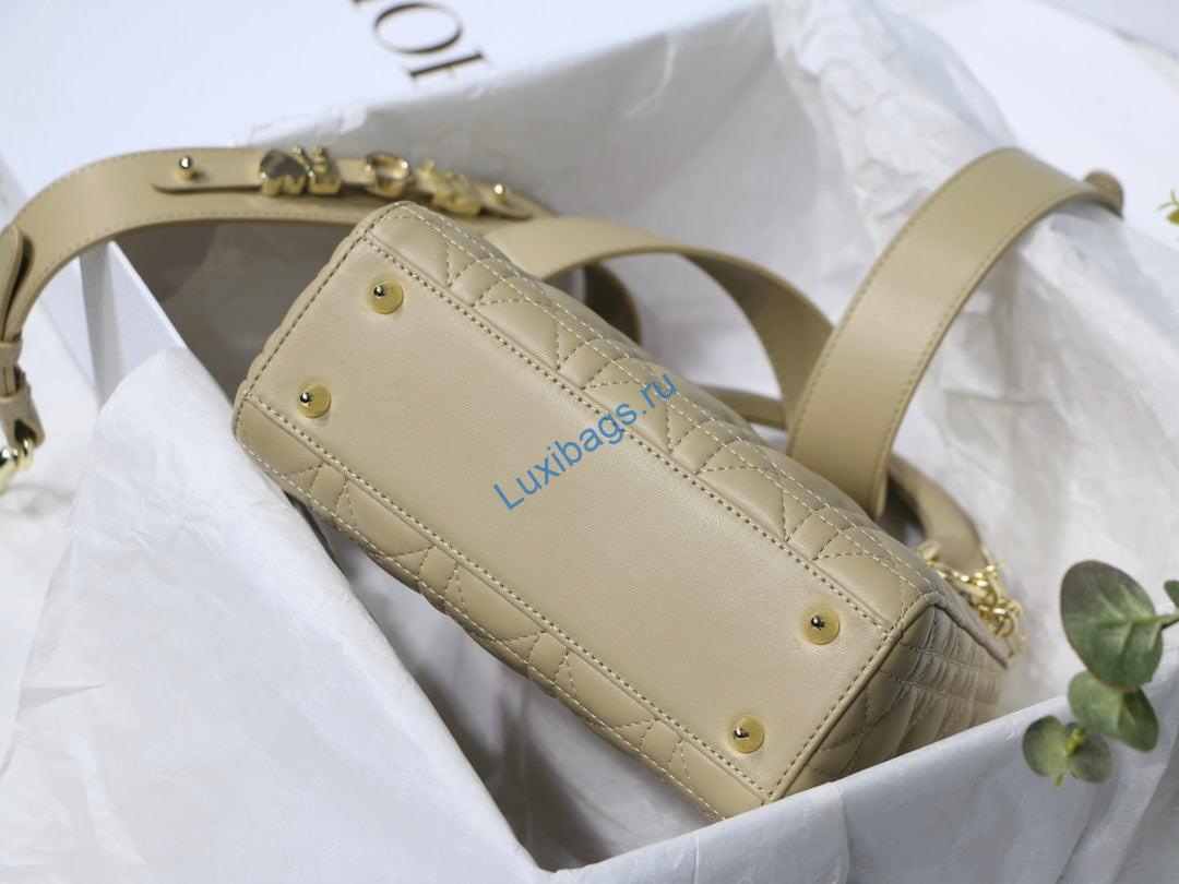Dior Small Lady My ABCDior Bag Lambskin M0538 Apricot | dior m0538 small lady my abcdior bag lambskin apricot 8