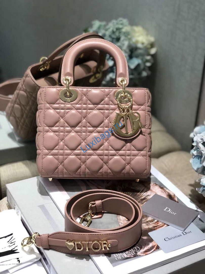 Dior Small Lady My ABCDior Bag Lambskin M0538 Light Pink | dior m0538 small lady my abcdior bag lambskin light pink 3