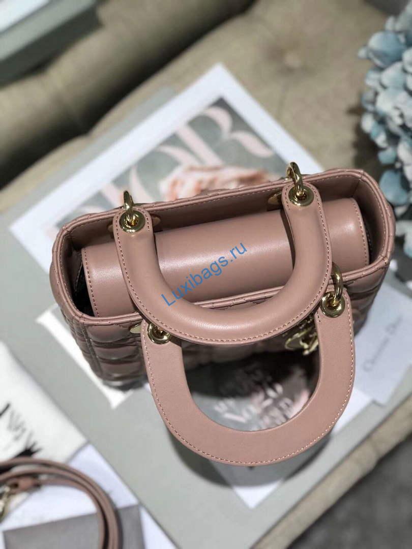 Dior Small Lady My ABCDior Bag Lambskin M0538 Light Pink | dior m0538 small lady my abcdior bag lambskin light pink 5