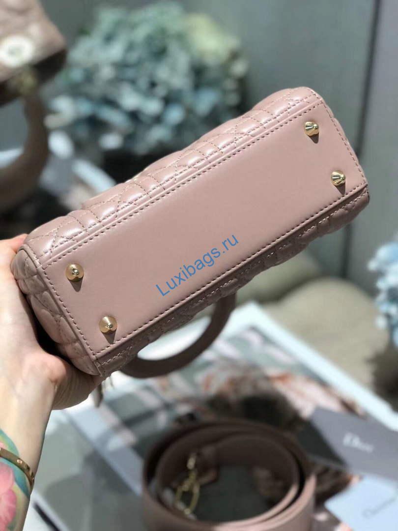 Dior Small Lady My ABCDior Bag Lambskin M0538 Light Pink | dior m0538 small lady my abcdior bag lambskin light pink 7