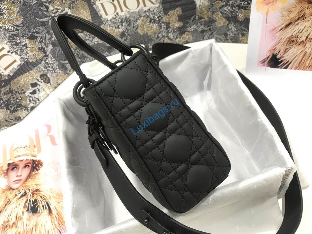 Dior Small Lady My ABCDior Bag Lambskin M0538 logo black | dior m0538 small lady my abcdior bag lambskin logo black 3