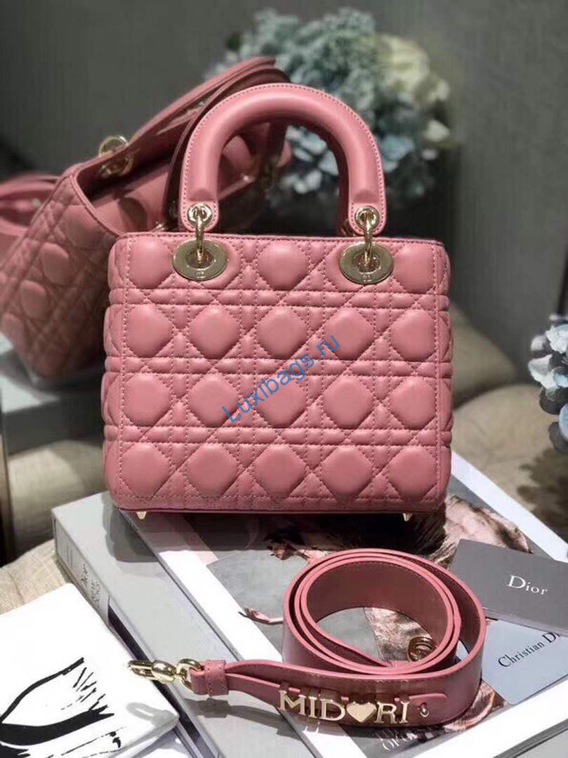 Dior Small Lady My ABCDior Bag Lambskin M0538 Pink | dior m0538 small lady my abcdior bag lambskin pink 2