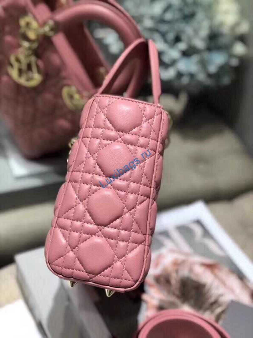 Dior Small Lady My ABCDior Bag Lambskin M0538 Pink | dior m0538 small lady my abcdior bag lambskin pink 4