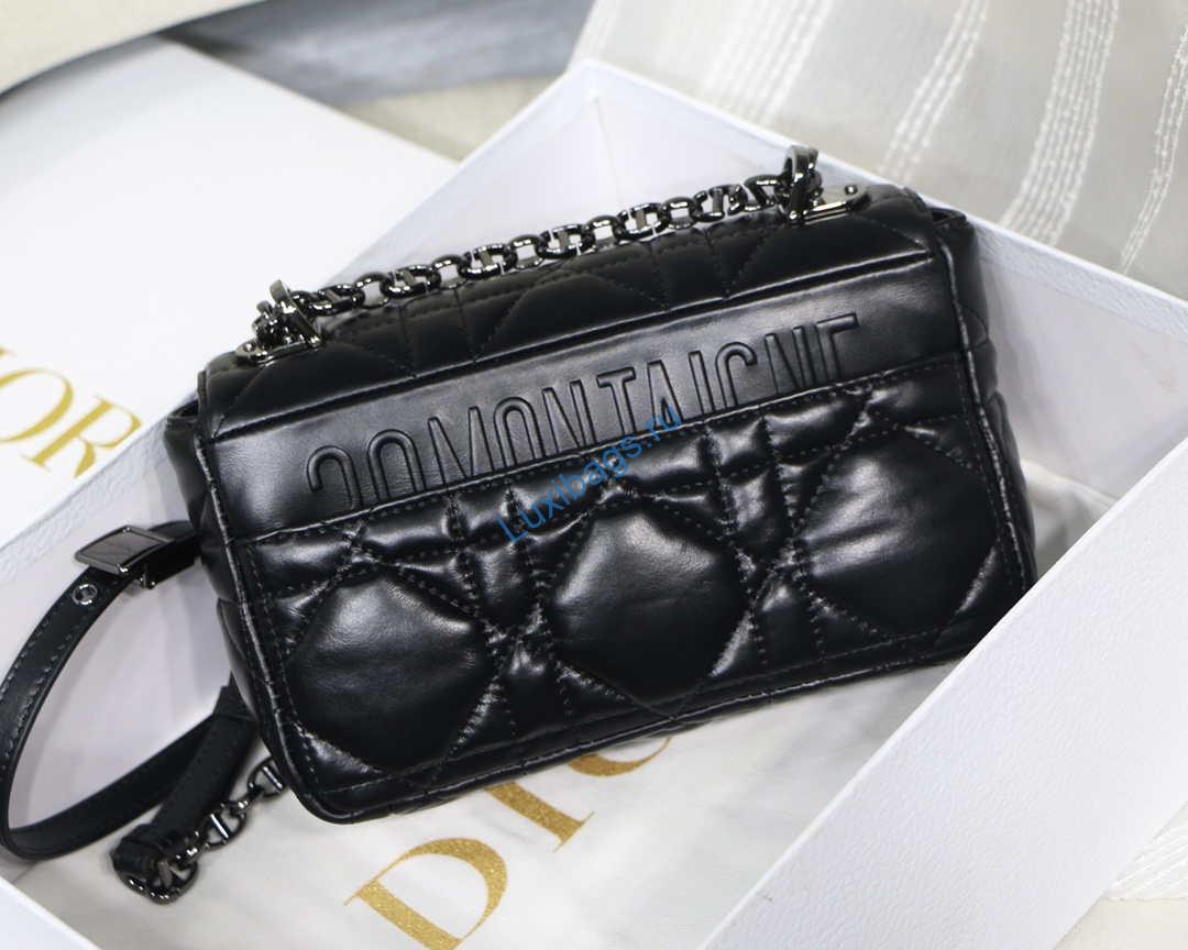 Dior M9241 Small Quilted Macrocannage Calfskin Black | dior m9241 small quilted macrocannage calfskin 031