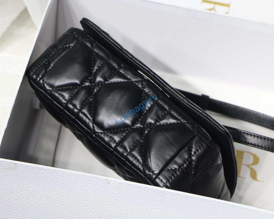 Dior M9241 Small Quilted Macrocannage Calfskin Black | dior m9241 small quilted macrocannage calfskin 034