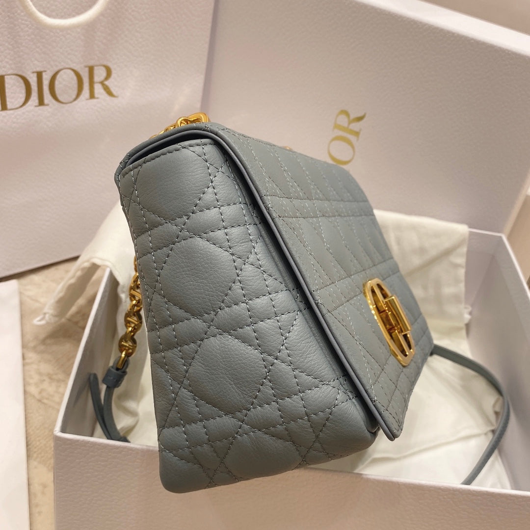 Dior Medium Caro Bag Calfskin M9242 Blue | dior m9242 medium caro bag calfskin 50
