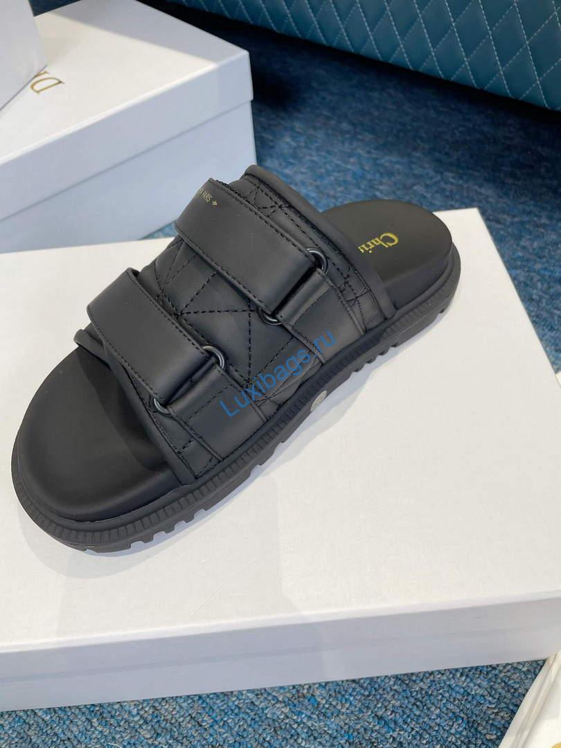 Dior Women's Shoes DIO(R) Evolution Slide Quilted Cannage KCQ716CQC Black | dior womens shoes dior evolution slide quilted cannage kcq716cqc 017