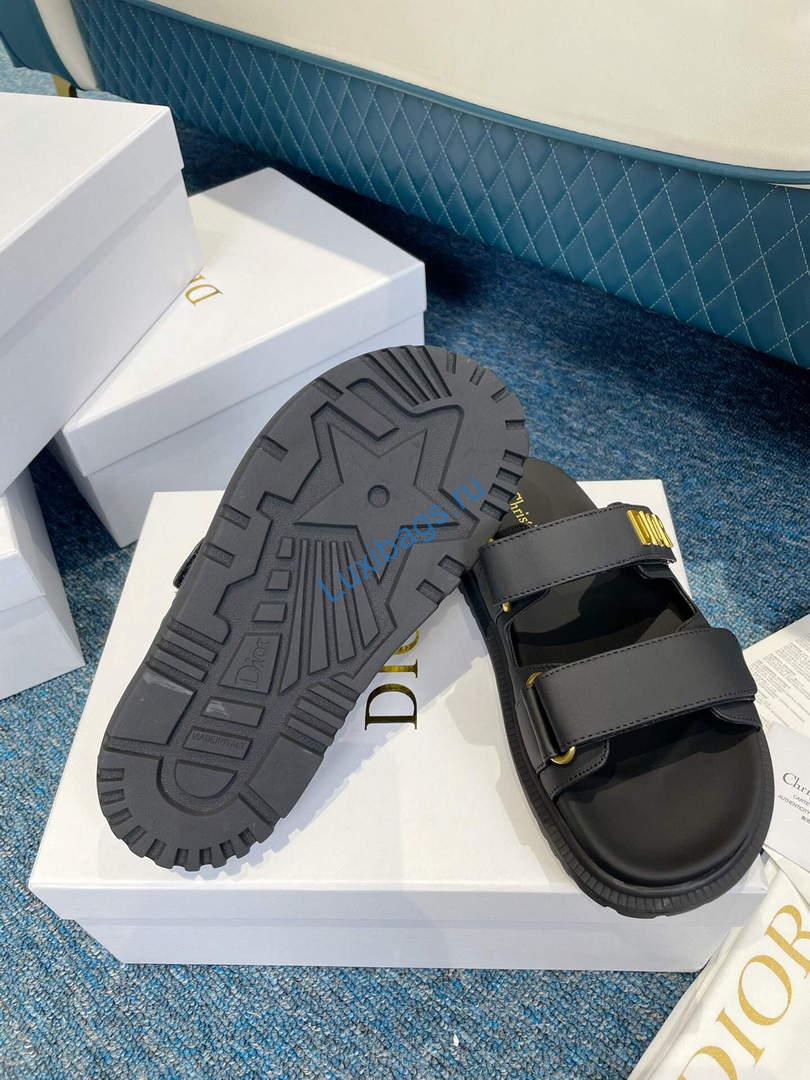 Dior Women's Shoes Dioract Slide Black Lambskin KCQ718LAB | dior womens shoes dioract slide black lambskin kcq718lab 010