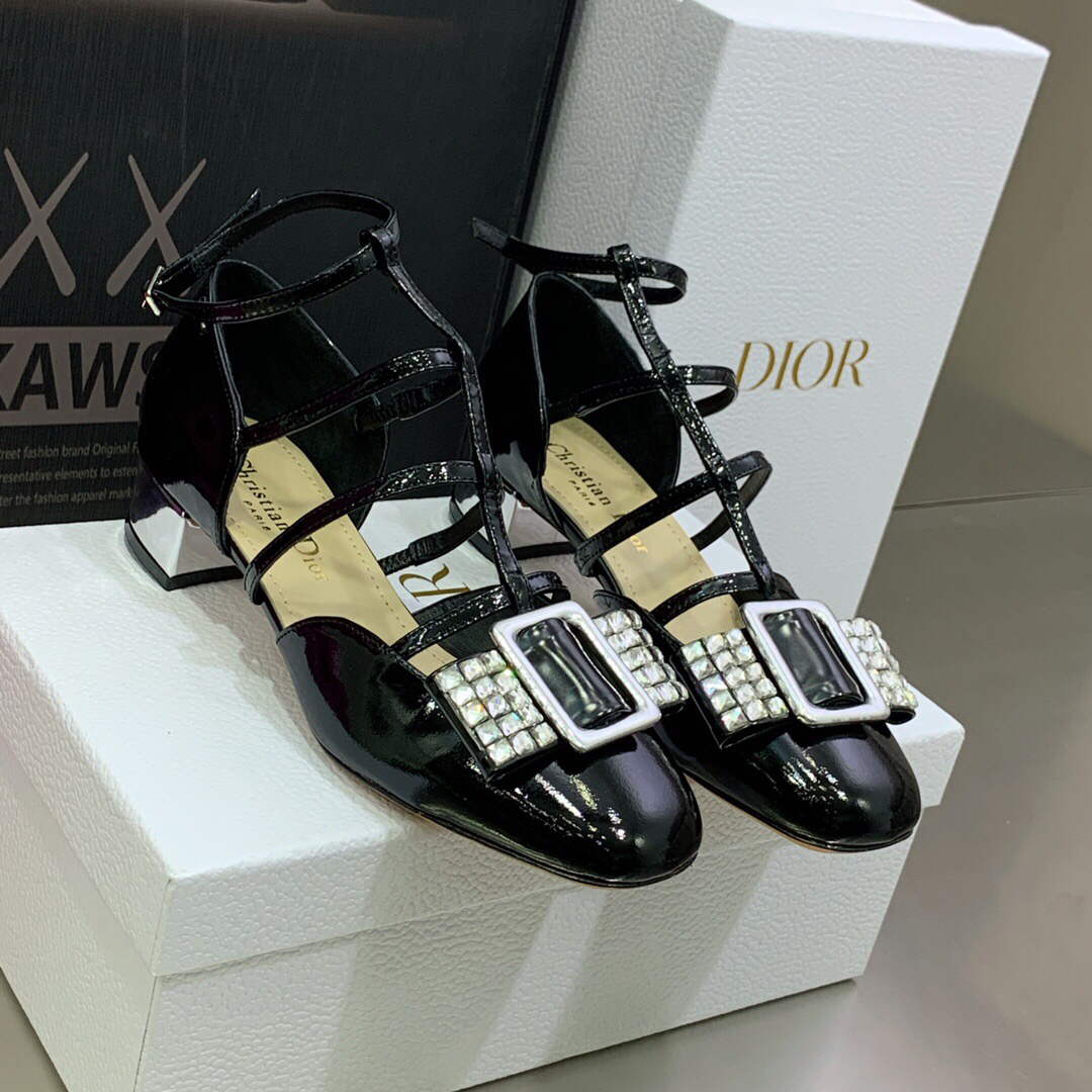 Dior Women's Shoes La Parisienne Dior Ballerina Flat KDB736PMI Black | dior womens shoes la parisienne dior ballerina flat kdb736pmi black 004