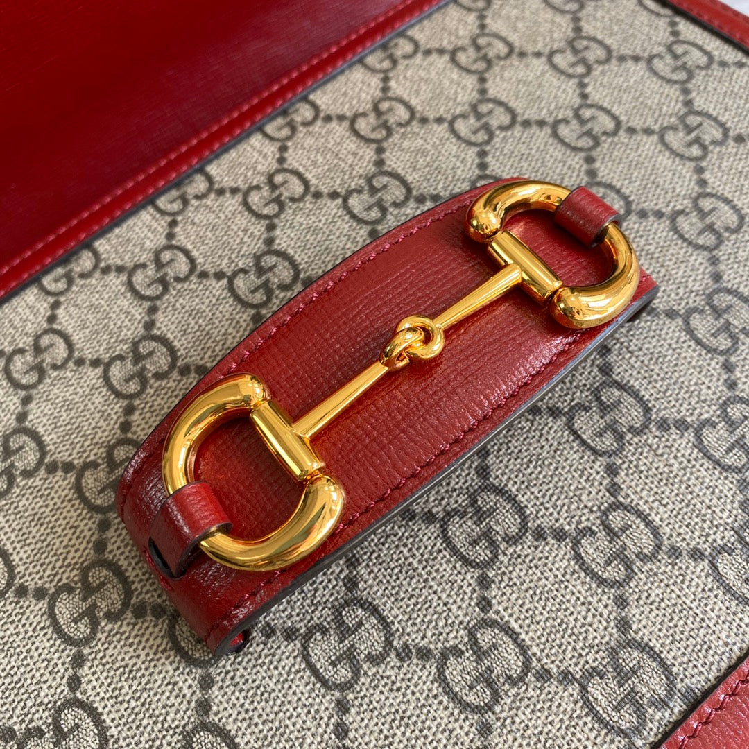 Gucci Horsebit 1955 shoulder bag 602204 Beige with red leather | gucci 602204 horsebit 1955 shoulder bag beige with red leather 07