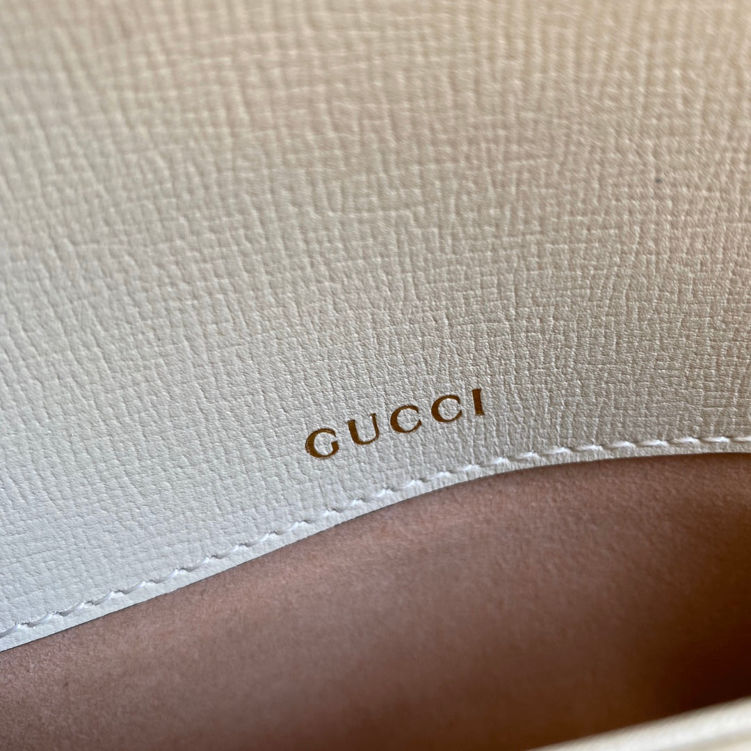 Gucci Horsebit 1955 shoulder bag 602204 Beige with white leather | gucci 602204 horsebit 1955 shoulder bag beige with white leather 09