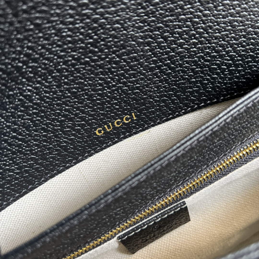 Gucci Horsebit 1955 shoulder bag 602204 Black and ivory GG denim jacquard | gucci 602204 horsebit 1955 shoulder bag black and ivory gg denim jacquard 09