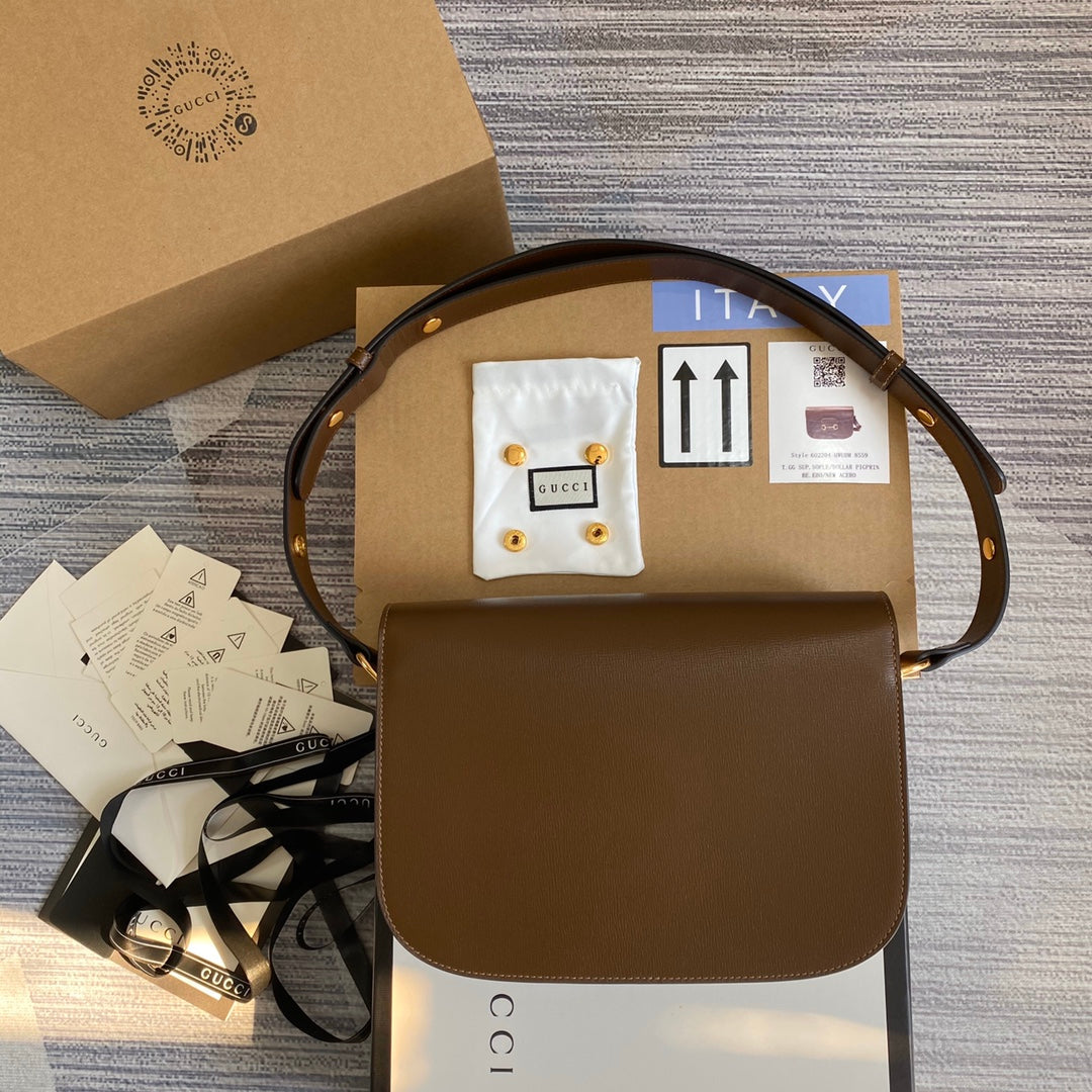 Gucci Horsebit 1955 shoulder bag 602204 Brown leather | gucci 602204 horsebit 1955 shoulder bag brown leather 02