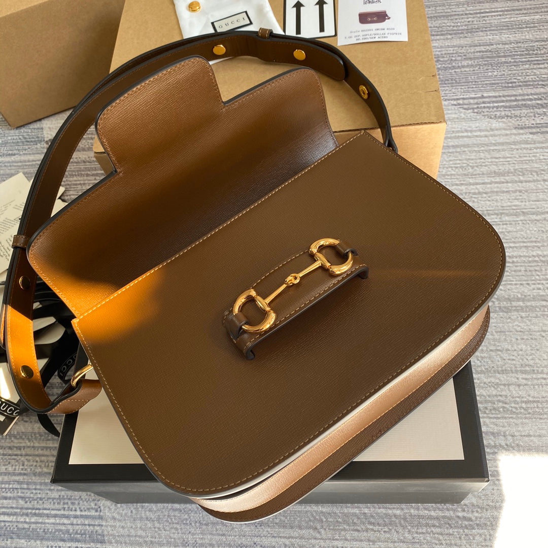 Gucci Horsebit 1955 shoulder bag 602204 Brown leather | gucci 602204 horsebit 1955 shoulder bag brown leather 06