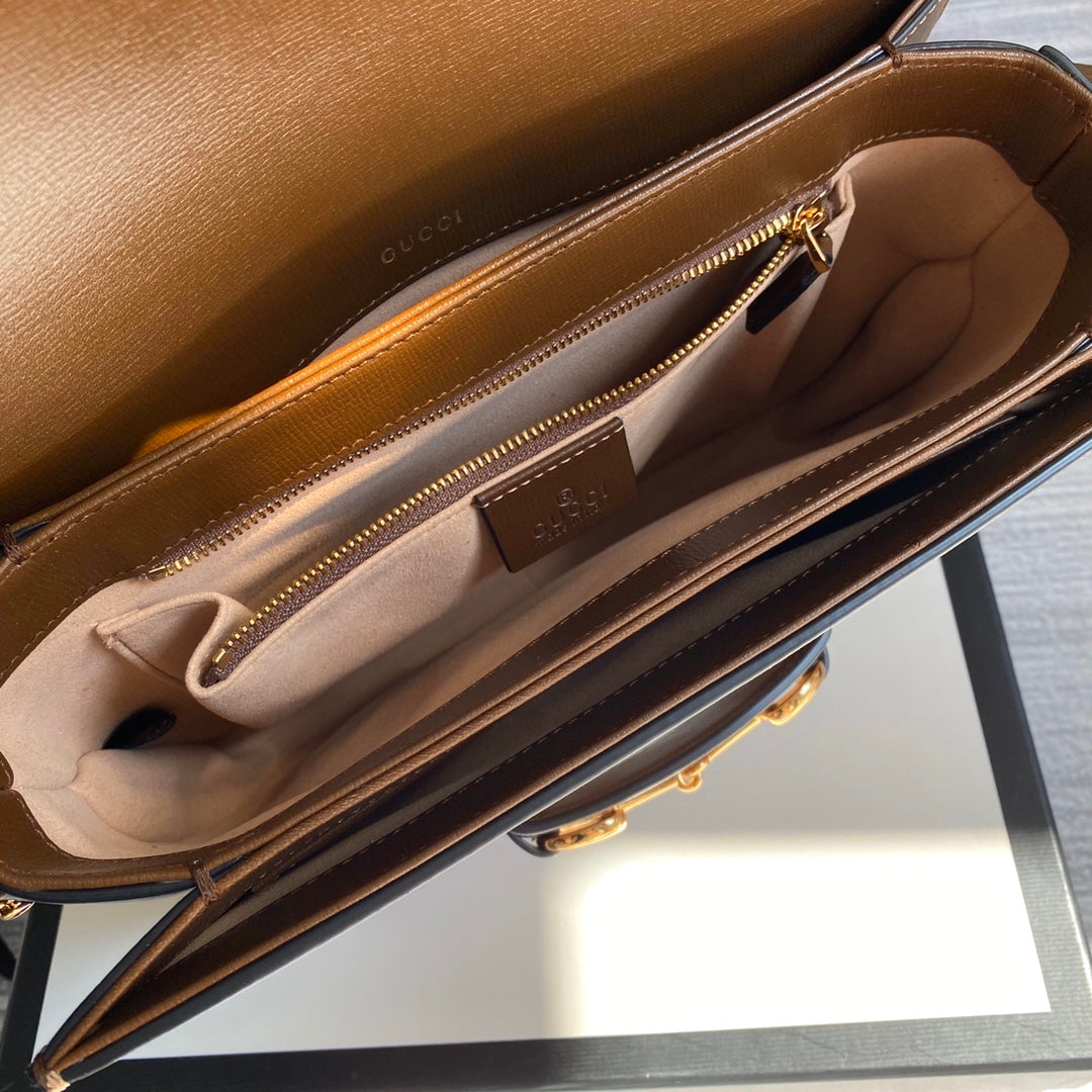Gucci Horsebit 1955 shoulder bag 602204 Brown leather | gucci 602204 horsebit 1955 shoulder bag brown leather 08