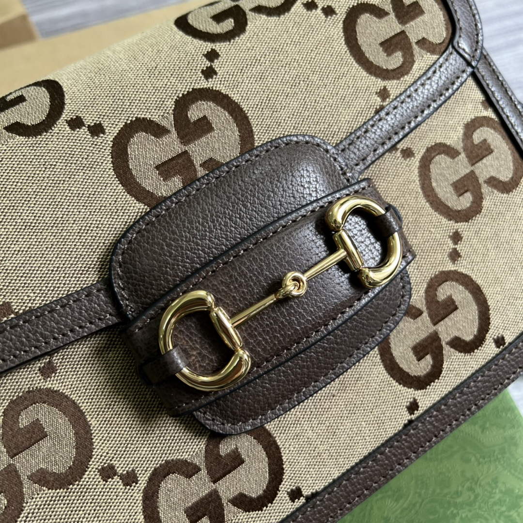 Gucci Horsebit 1955 shoulder bag 602204 brown with brown leather | gucci 602204 horsebit 1955 shoulder bag brown with brown leather 05
