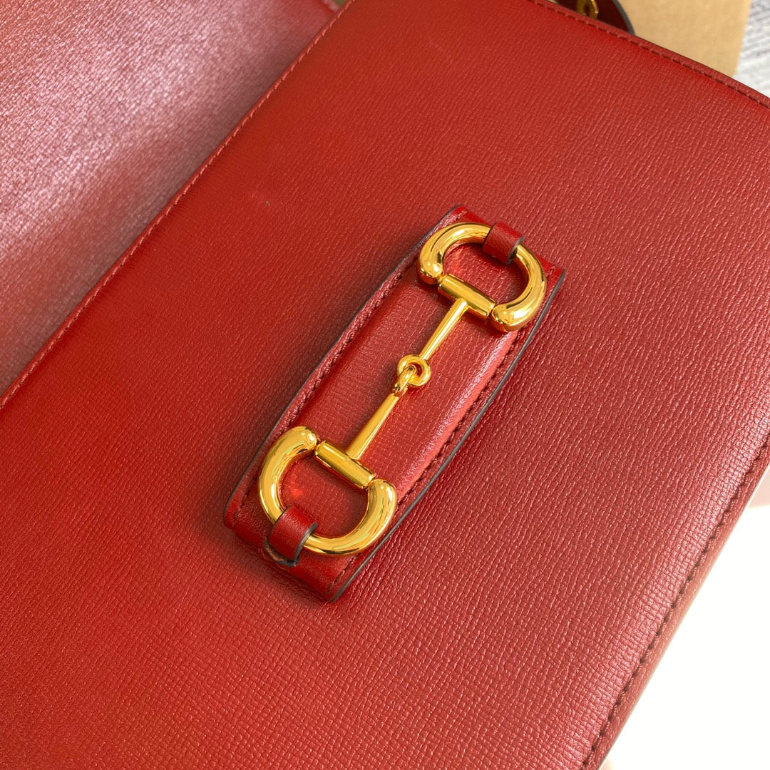 Gucci Horsebit 1955 shoulder bag 602204 Red leather | gucci 602204 horsebit 1955 shoulder bag red leather 07