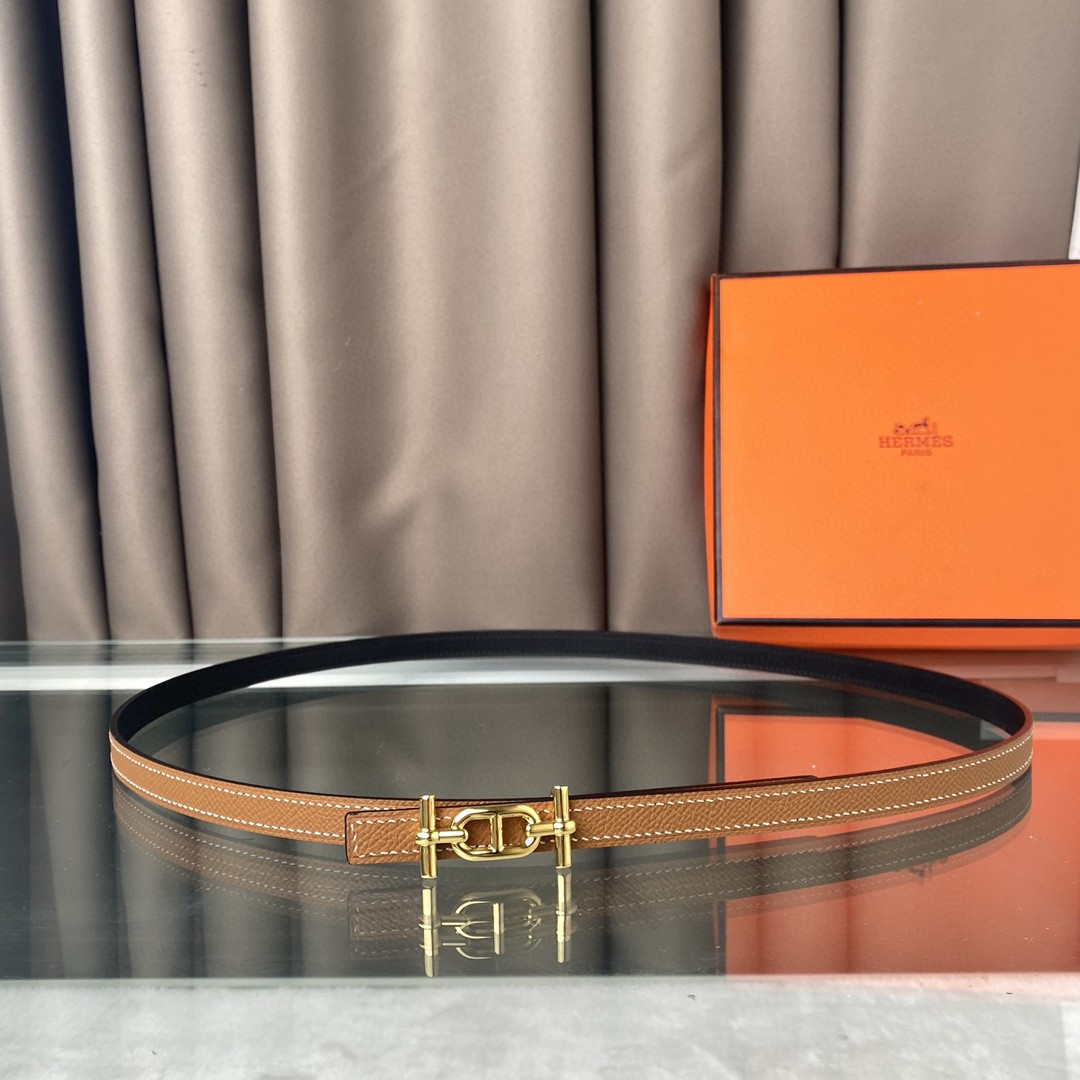 Hermes Women's Leather Focus belt buckle & Reversible leather strap 13 mm H991005 | hermes womens leather focus belt buckle reversible leather strap 13 mm h991001 014