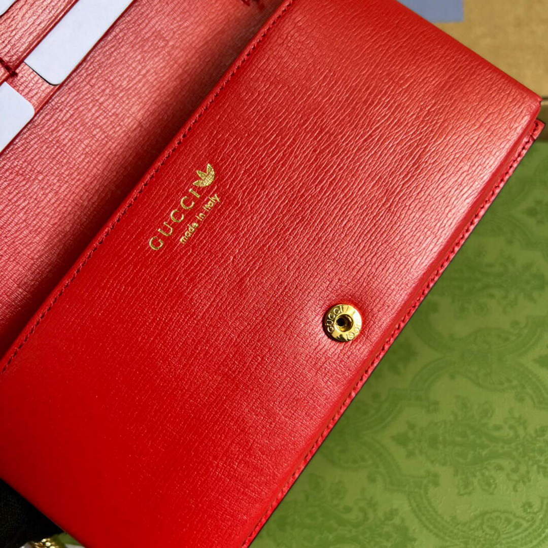 Gucci 621892 Adidas x Gucci wallet with Horsebit chain | gucci 621892 adidas x gucci wallet with chain 009