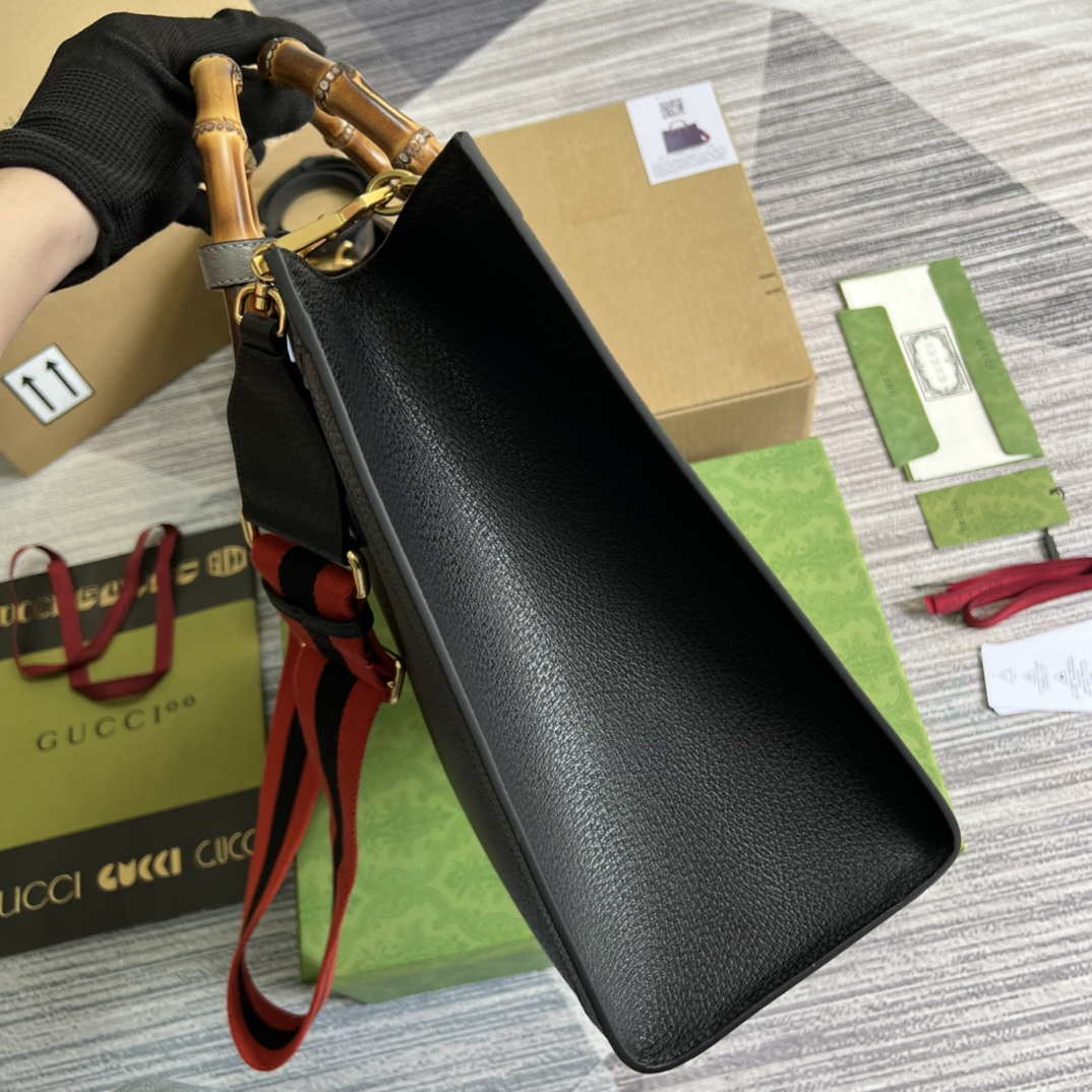 Gucci 678842 Diana medium tote bag Black | gucci 678842 diana medium tote bag black 003