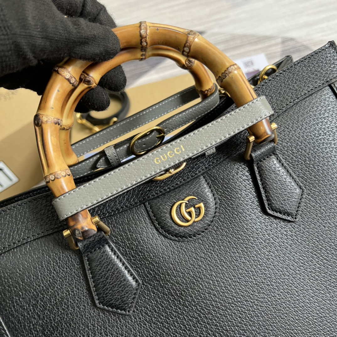 Gucci 678842 Diana medium tote bag Black | gucci 678842 diana medium tote bag black 005