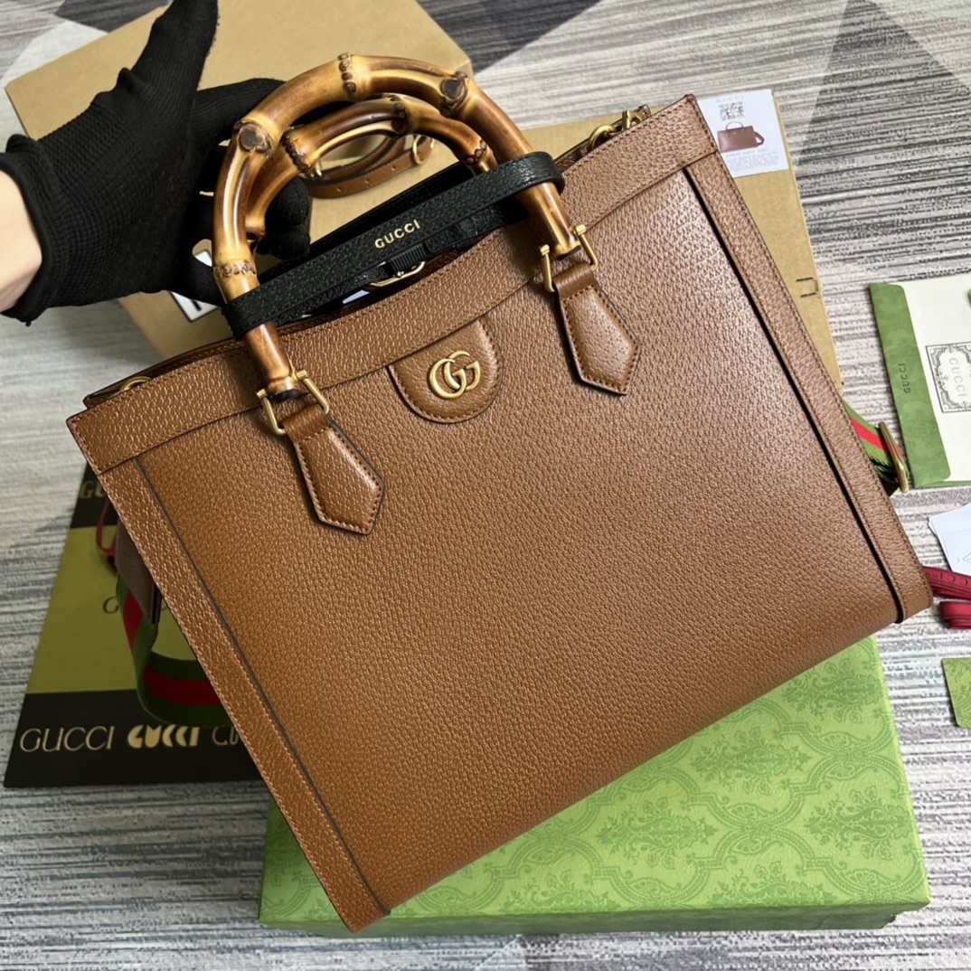 Gucci 678842 Diana medium tote bag Brown | gucci 678842 diana medium tote bag brown 004