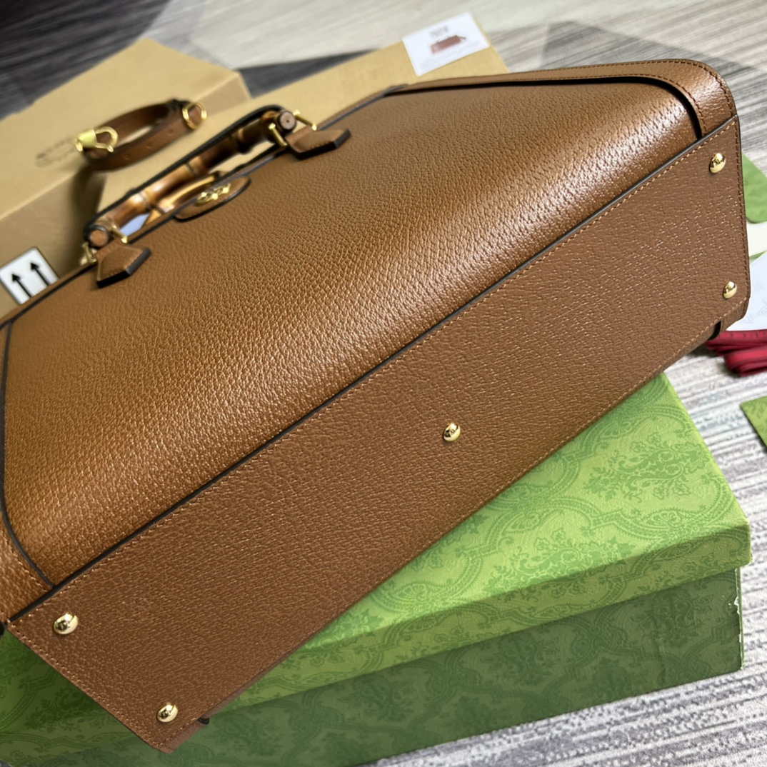 Gucci 678842 Diana medium tote bag Brown | gucci 678842 diana medium tote bag brown 006
