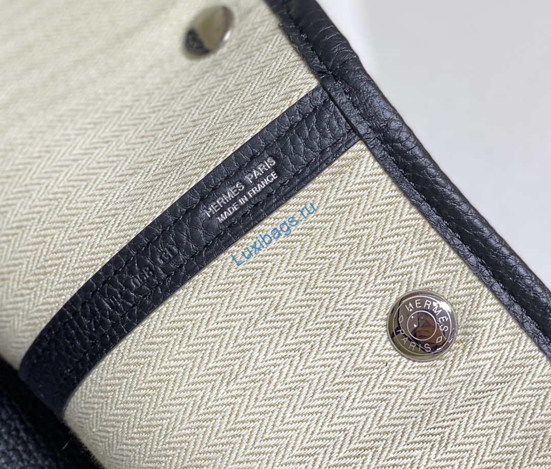 Hermes Beige Canvas Garden Party 30cm Bag H239050 | hermes beieg canvas garden party 30cm bag h239050 007