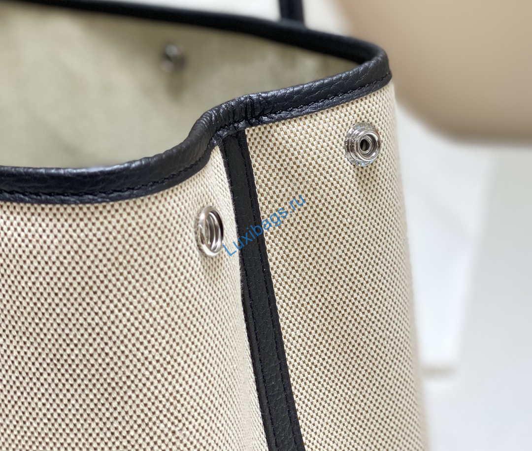 Hermes Beige Canvas Garden Party 30cm Bag H239050 | hermes beieg canvas garden party 30cm bag h239050 008