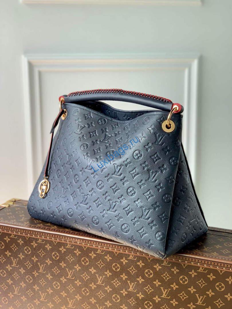 LV M41066 Louis Vuitton Artsy MM Handbag Black Red | lv m41066 louis vuitton artsy mm handbag 003