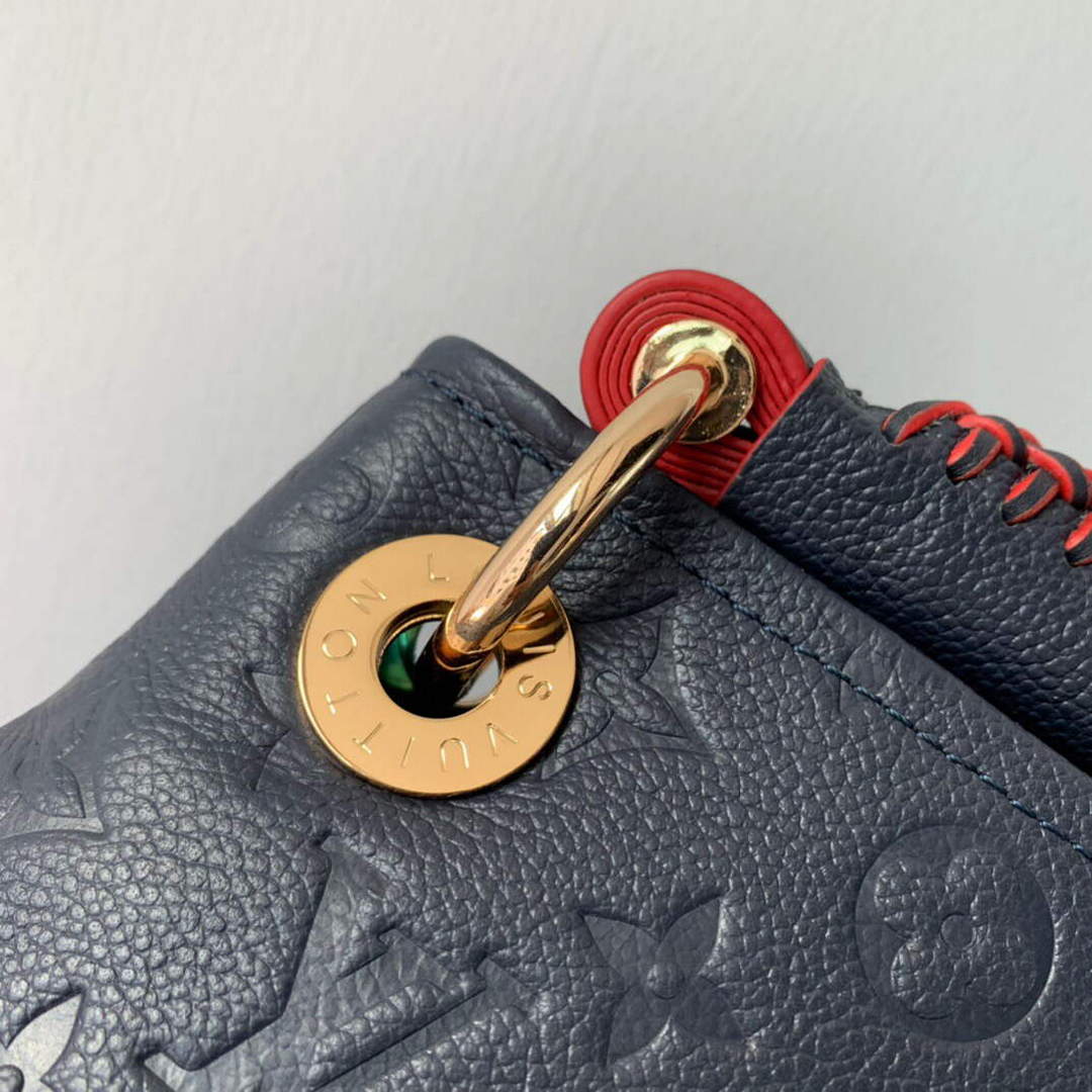 LV M41066 Louis Vuitton Artsy MM Handbag Black Red | lv m41066 louis vuitton artsy mm handbag 006