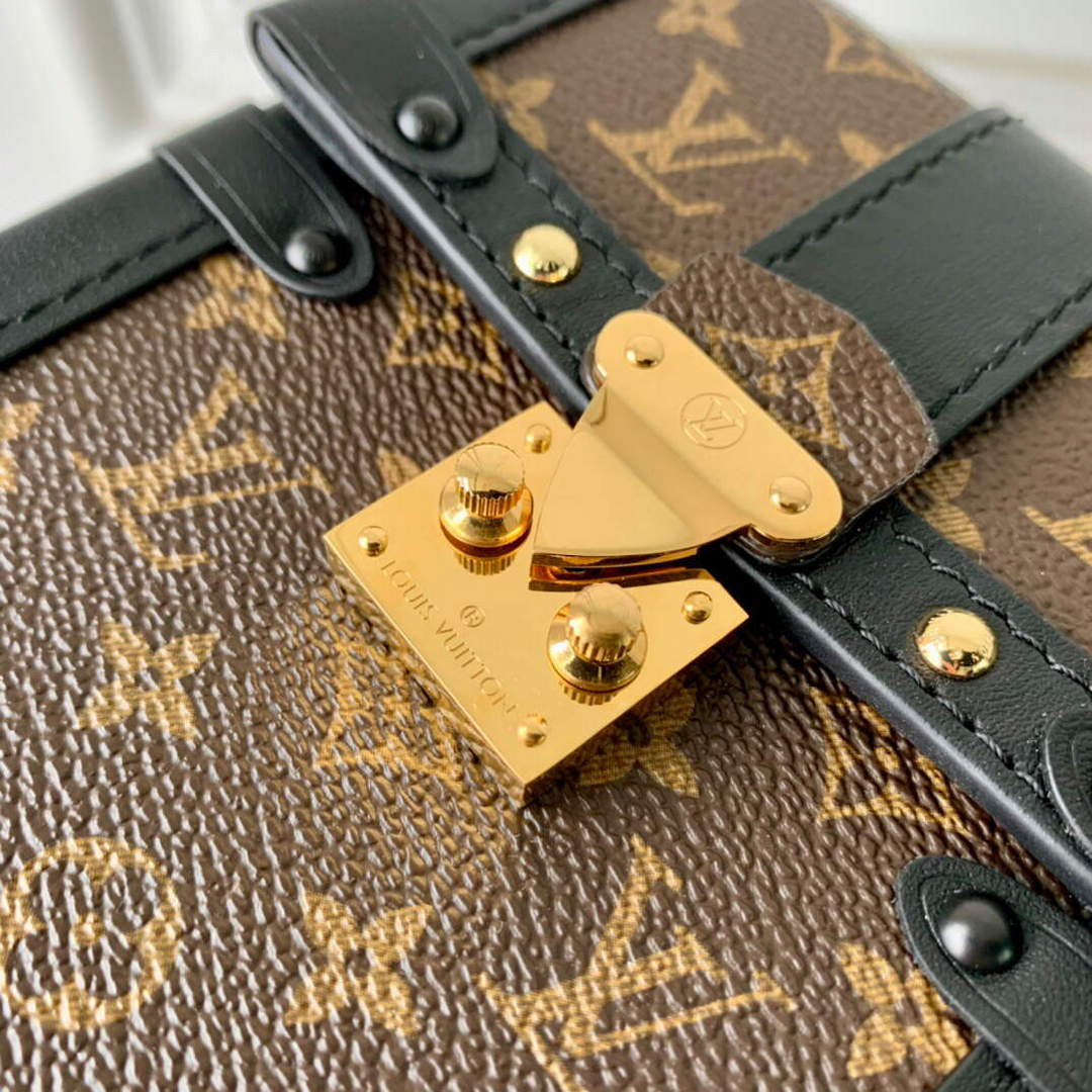 LV M63913 Louis Vuitton Vertical Trunk Pochette Bag Black | lv m63913 louis vuitton vertical trunk pochette bag 005 b472aace db52 4505 98fe da8aa89f92c6