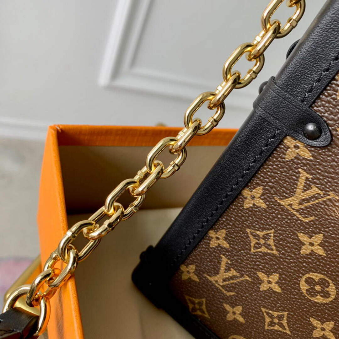 LV M63913 Louis Vuitton Vertical Trunk Pochette Bag Black | lv m63913 louis vuitton vertical trunk pochette bag 007 c11a3e16 5925 4ac9 b244 1d813b467085