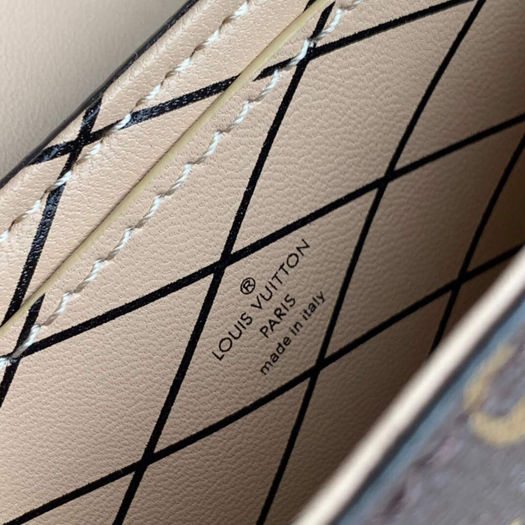 LV M63913 Louis Vuitton Vertical Trunk Pochette Bag Brown | lv m63913 louis vuitton vertical trunk pochette bag 020