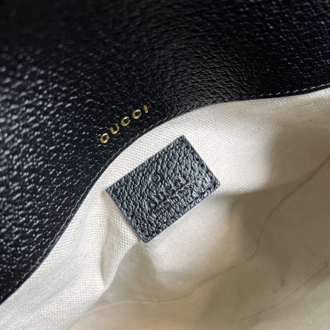Adidas x Gucci 658574 Horsebit 1955 mini bag black and white leather | adidas x gucci 658574 horsebit 1955 mini bag 09