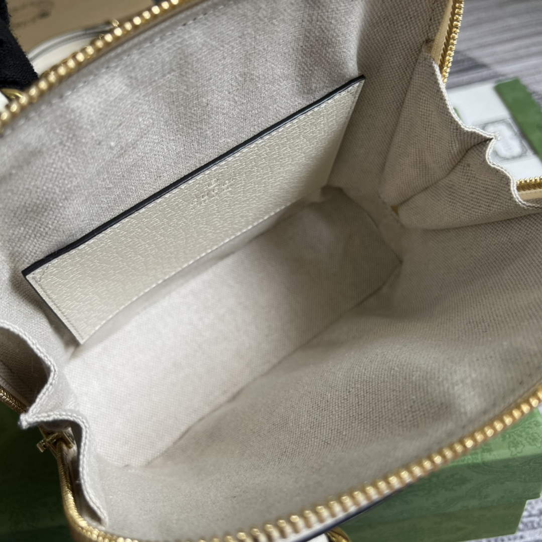 Adidas x Gucci 677212 Horsebit 1955 mini bag white and Black leather | adidas x gucci 677212 horsebit 1955 mini bag 18