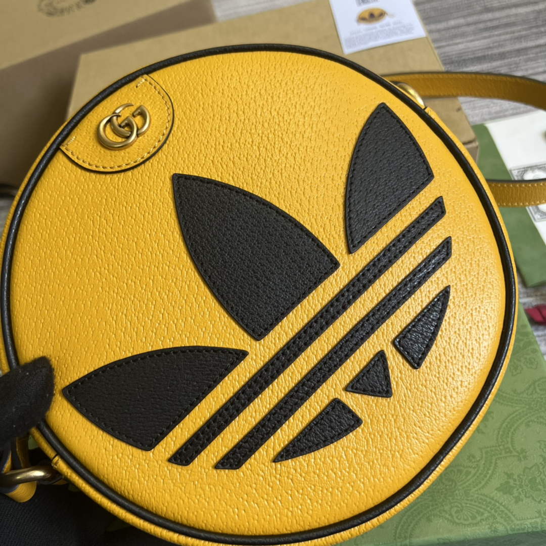 Adidas x Gucci Ophidia shoulder bag 702626 Yellow leather | adidas x gucci ophidia shoulder bag 702626 05