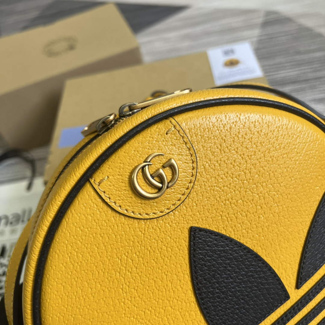 Adidas x Gucci Ophidia shoulder bag 702626 Yellow leather | adidas x gucci ophidia shoulder bag 702626 06