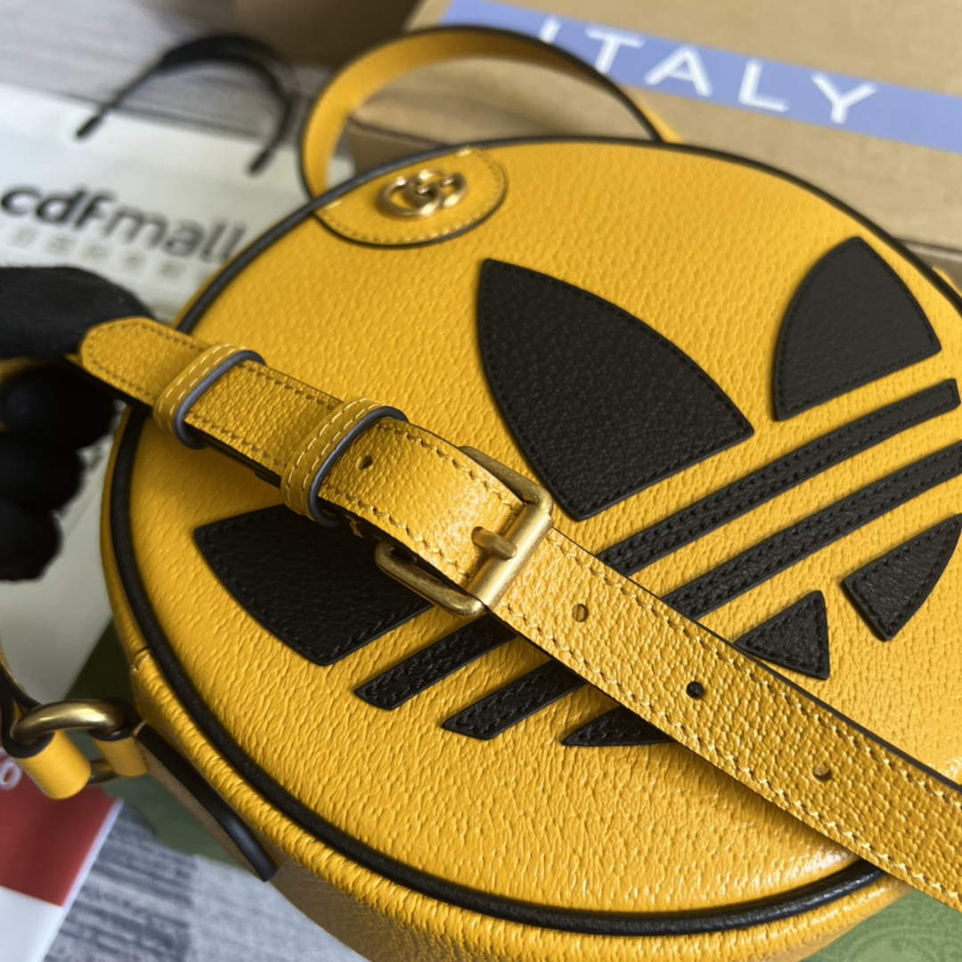 Adidas x Gucci Ophidia shoulder bag 702626 Yellow leather | adidas x gucci ophidia shoulder bag 702626 08