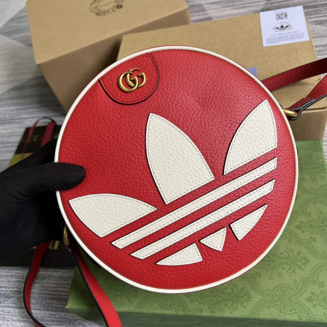 Adidas x Gucci Ophidia shoulder bag 702626 Red leather | adidas x gucci ophidia shoulder bag 702626 13