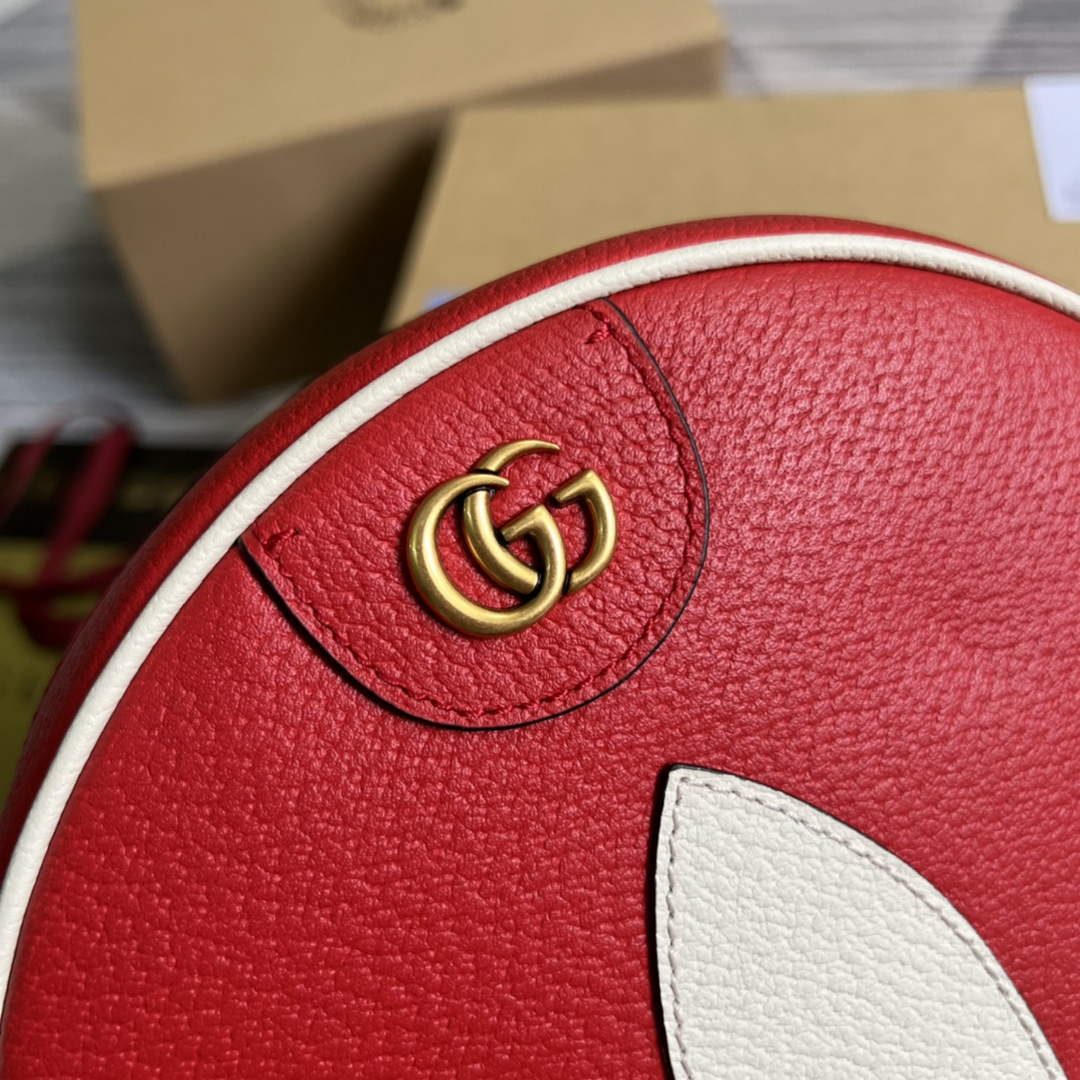 Adidas x Gucci Ophidia shoulder bag 702626 Red leather | adidas x gucci ophidia shoulder bag 702626 14