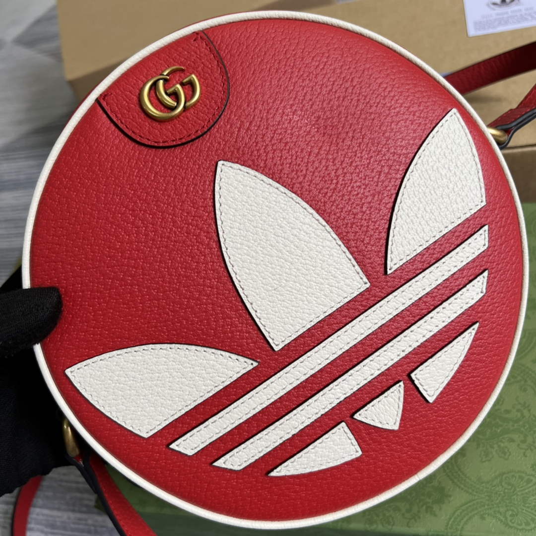 Adidas x Gucci Ophidia shoulder bag 702626 Red leather | adidas x gucci ophidia shoulder bag 702626 16