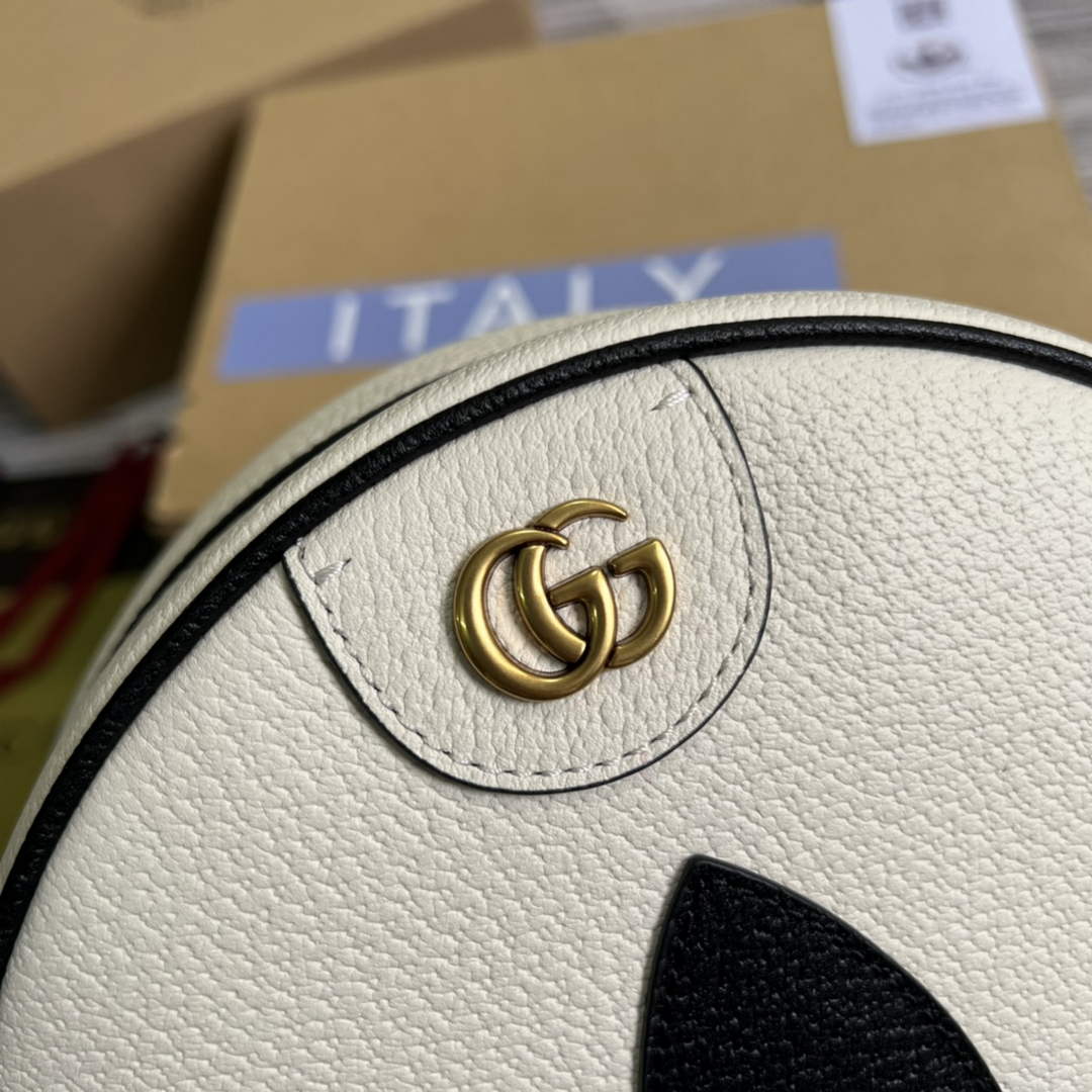Adidas x Gucci Ophidia shoulder bag 702626 White leather | adidas x gucci ophidia shoulder bag 702626 23