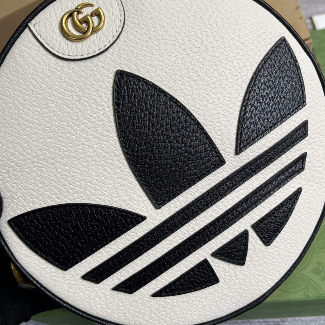 Adidas x Gucci Ophidia shoulder bag 702626 White leather | adidas x gucci ophidia shoulder bag 702626 24