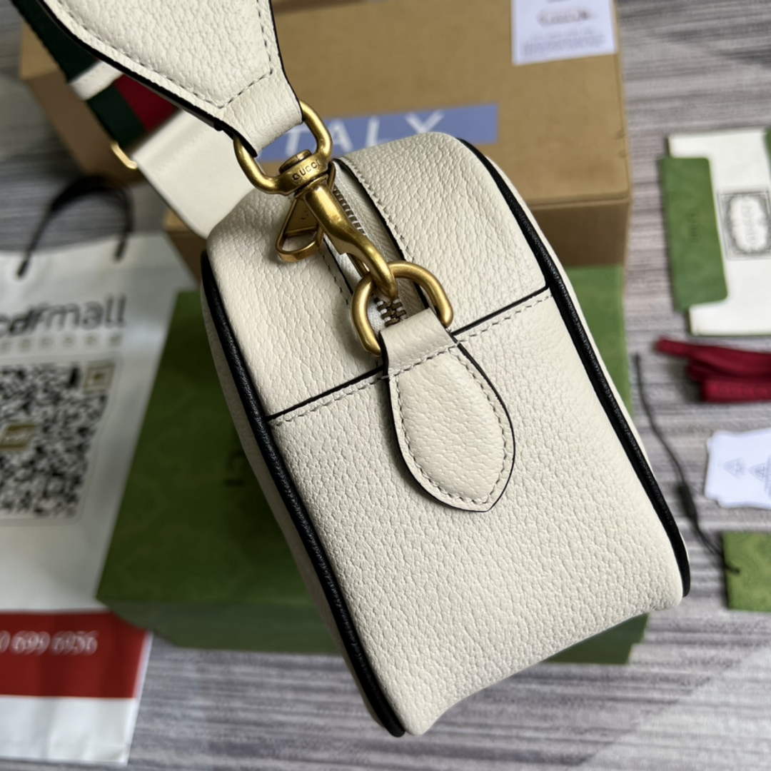Adidas x Gucci small shoulder bag 702427 White leather | adidas x gucci small shoulder bag 702427 12