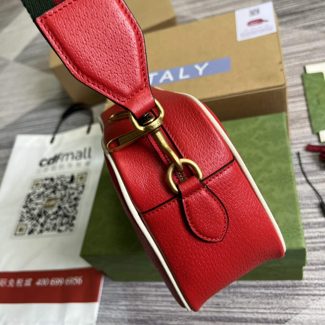 Adidas x Gucci small shoulder bag 702427 Red leather | adidas x gucci small shoulder bag 702427 21