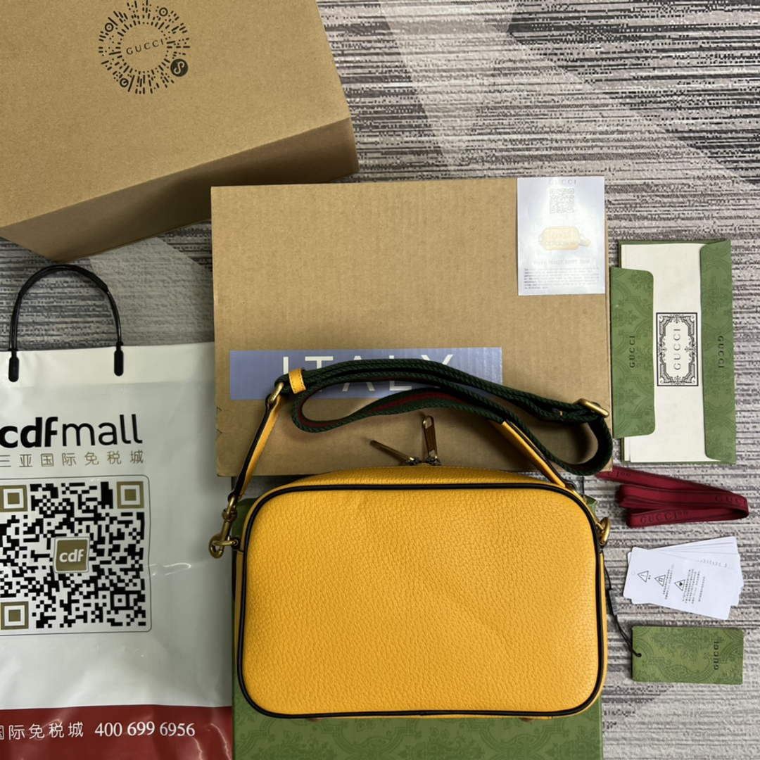 Adidas x Gucci small shoulder bag 702427 Yellow leather | adidas x gucci small shoulder bag 702427 29