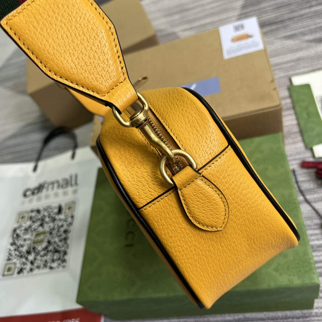 Adidas x Gucci small shoulder bag 702427 Yellow leather | adidas x gucci small shoulder bag 702427 30