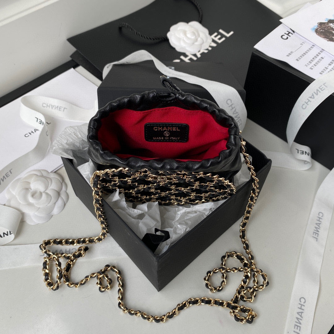 Chanel 2022 Cruise AP2685 Clutch Bag Black | chanel 2022 cruise ap2685 clutch bag black 07