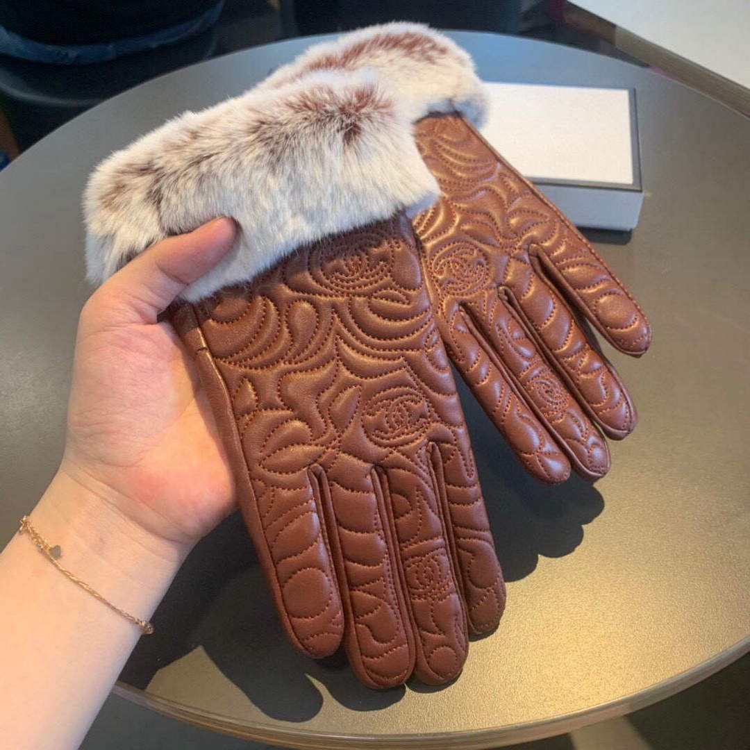 Chanel Women's Gloves Designer Leather Gloves AA8314 | chanel womens gloves designer leather gloves 004